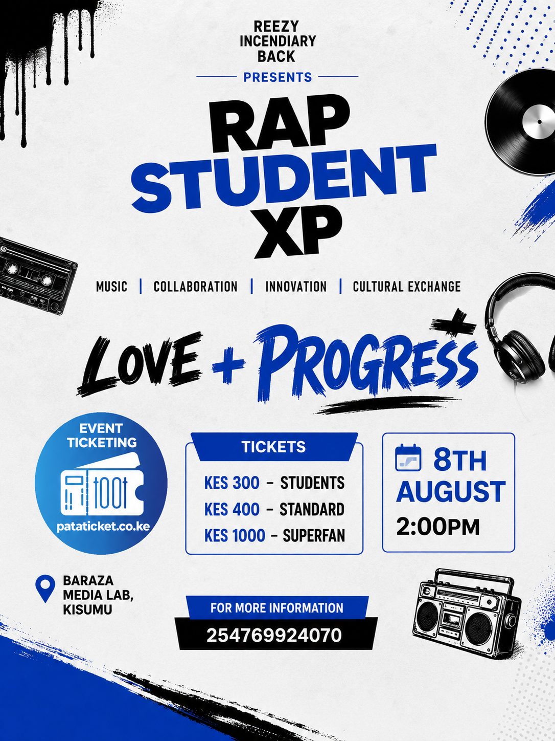 RAP STUDENT XP – Love + Progress